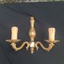 Gold wall lamp postage possible Image 4