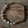 COS Freshwater Pearl gold plated cable chain necklace brand new Image 3