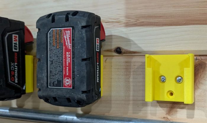 Makita Wall Mounts / Holders for Battery and Tools (18V/14.4V LXT)