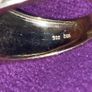 silver genuine diamond ring Image 3