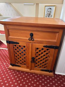 Mexican style wooden cupboard