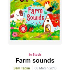 Usborne Farm Sounds by Sam Taplin