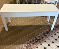 ikea white bench seat EKEDALEN