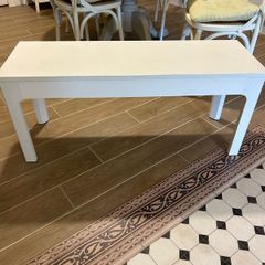 ikea white bench seat EKEDALEN