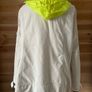 womens jacket water repellent windproof breathable Frandsen taped shoulders off white size 10/12 Image 9
