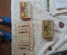 Vintage playing cards.Players Please.