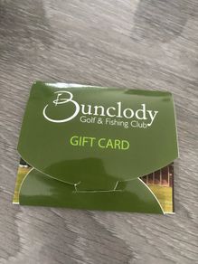 Bunclody estate gift voucher,