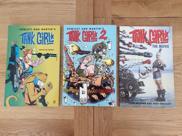 Tank Girl Hewlett Martin Colour Penguin Graphic Novel 1995