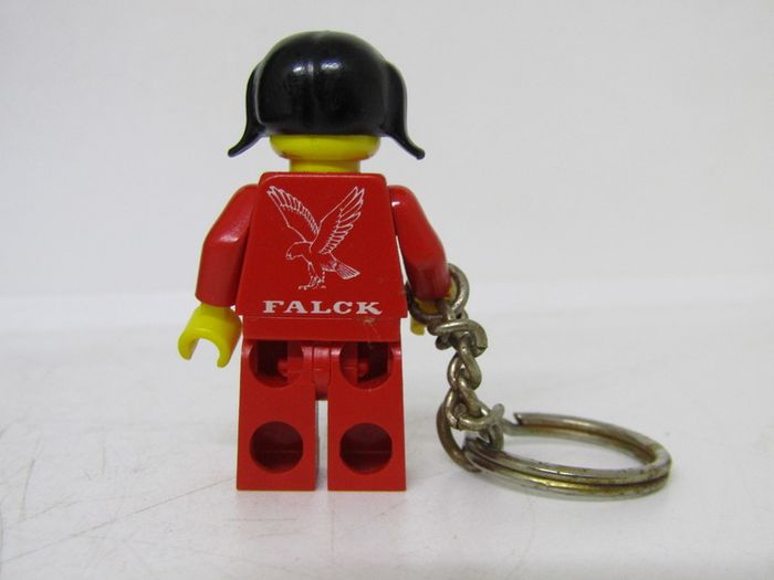 Lego Vintage Retro Lego Falck Female Key chain This Is A Rare Version With The Key Chain Around The Right Wrist As With All Very Early Lego keychains RARE AND HARD TO FIND