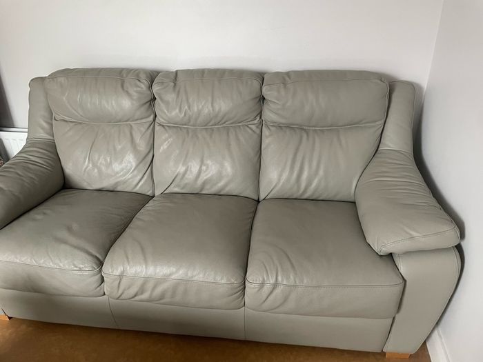 3-Seater Beige Sofa