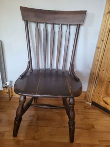 Large  American redwood  chair