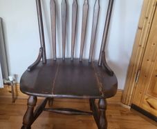 Large  American redwood  chair