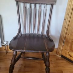 Large  American redwood  chair