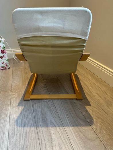 ikea childrens armchair light beige