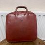 Vintage early computer IBM bag tools leather Image 3