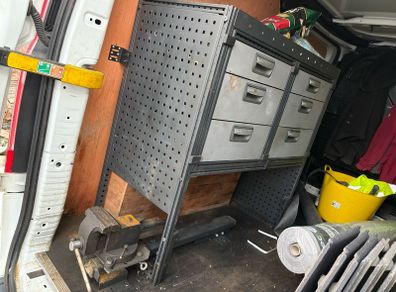 van shelves