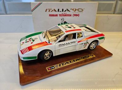 Italia 90 Ferrari Testarossa Bburago 1/18