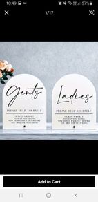 Wedding signs