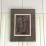 Mid Century signed lithograph " Angel With shepherd's purse" Image 4