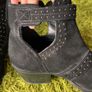 Ankle boots leather black women winter shoes Image 8
