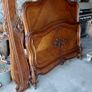 Antique French Bed louis xvi Gorgeous  Solid Walnut  beautiful originals condition Image 10
