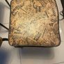 Three Mid century Wells Fargo topped Stools Image 3