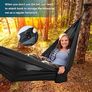 NEW SALE | Hammock with Mosquito Net - Lightweight Double Hammock, Hold Up to 350kg, Portable Hammocks for Indoor, Outdoor, Hiking, Camping, Backpacking, Travel, Backyard, Beach Image 4