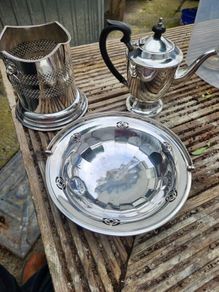 Silver plate x3