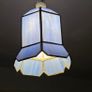 Blue Glass Ceiling Lamp Shade Image 5