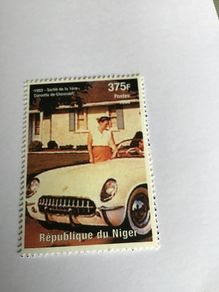 Rare stamp - 1953 Chevrolet Corvette