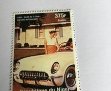 Rare stamp - 1953 Chevrolet Corvette