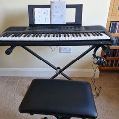 Yamaha PSR-E283 Bundle ( Keyboard ,Stand. Bench and Headphones)