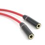 Y Splitter Cable 3.5 Mm 1 Male To 2 Dual Female Audio Cable For Earphone Headset Headphone MP3 MP4 Stereo Plug Adapter Jack Port Image 2