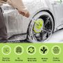 Car Cleaning Brush | Microfibre Mop with Mittens | Car Wash Kit for Cleaning Van Truck Caravan | Scratch Free 2 x Mop Heads | 1 x Extendable Pole 53-104cm with 3 Sections Cleaning Products Image 2