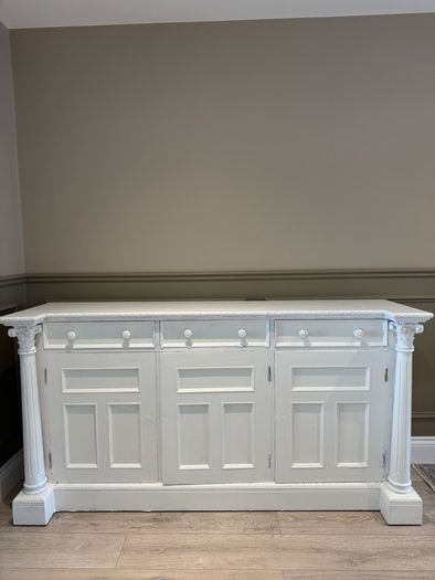 Solid Wood Antique Dresser/ Cabinet/ Bookshelves in Farrow and Ball