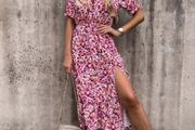 Spring Flolar Long dress