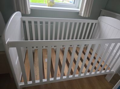 cot and mattress