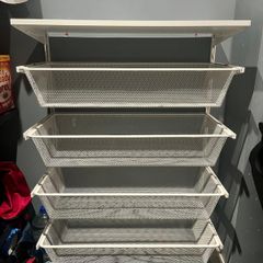 IKEA Boaxel basket storage.