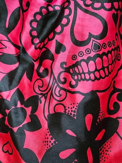 Halloween Children's Day of the Dead Dress + Accessories 7-8 Years