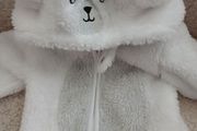 Teddy zip baby grow