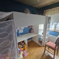 bunk bed/study desk