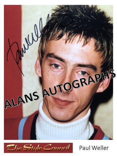 Paul Weller  Autograph