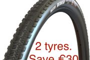 Free delivery: 2 Maxxis Reaver EXO TR 700 x 40