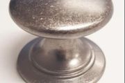 Knob40mm Round Brosna Pewter 100 Available