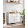Chest of drawers with 7 fabric Drawers Image 3