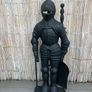 Fireplace tool set ( knight In shining Armour) solid iron Image 2