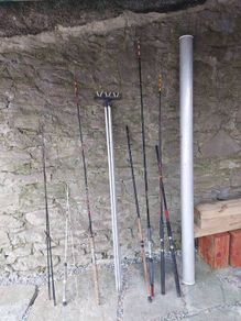 Fishing rods, rest, weatherproof container