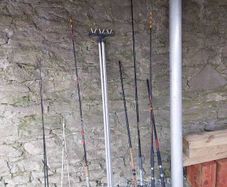 Fishing rods, rest, weatherproof container