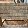 Wooden woven lounge chair Image 7