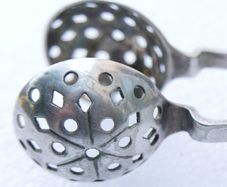 Vintage Tea Bag Squeezers, Silver Plate, Tea Bag Tongs